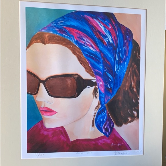 SALE🔥"GRACE ABSI" ORIGINAL LITHOGRAPH L.ED 16x20 matted w COA SIGNED